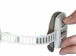 Knijpslot zelfklevend wit