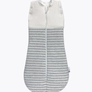 Slaapzak 0-3 maanden TOG 2.5 grijs gestreept